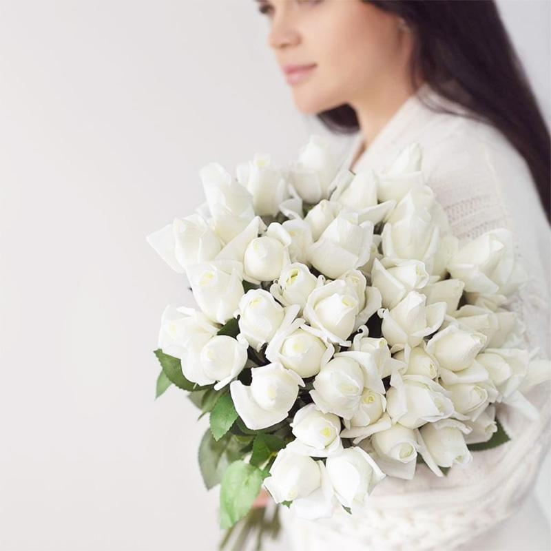 Florist Supply Bulk - 7 Pcs Real Touch สาขา Stem