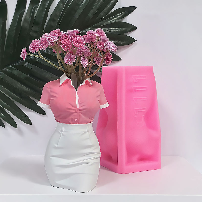 แม่พิมพ์ซิลิโคนรูปทรงกระโปรงคน - Florist Supply Vases บทวิจารณ์และราคา
