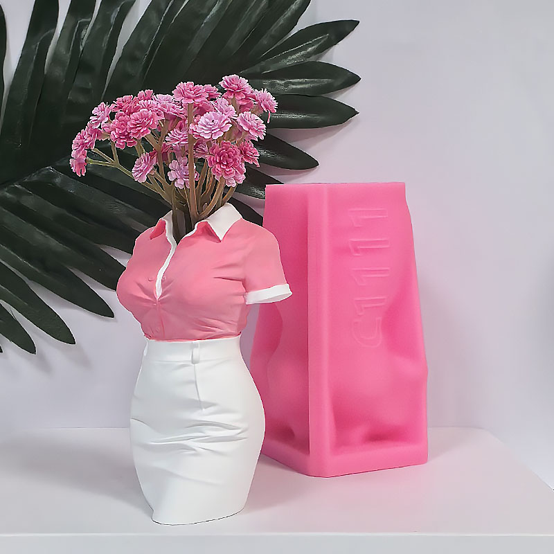 แม่พิมพ์ซิลิโคนรูปทรงกระโปรงคน - Florist Supply Vases บทวิจารณ์และราคา