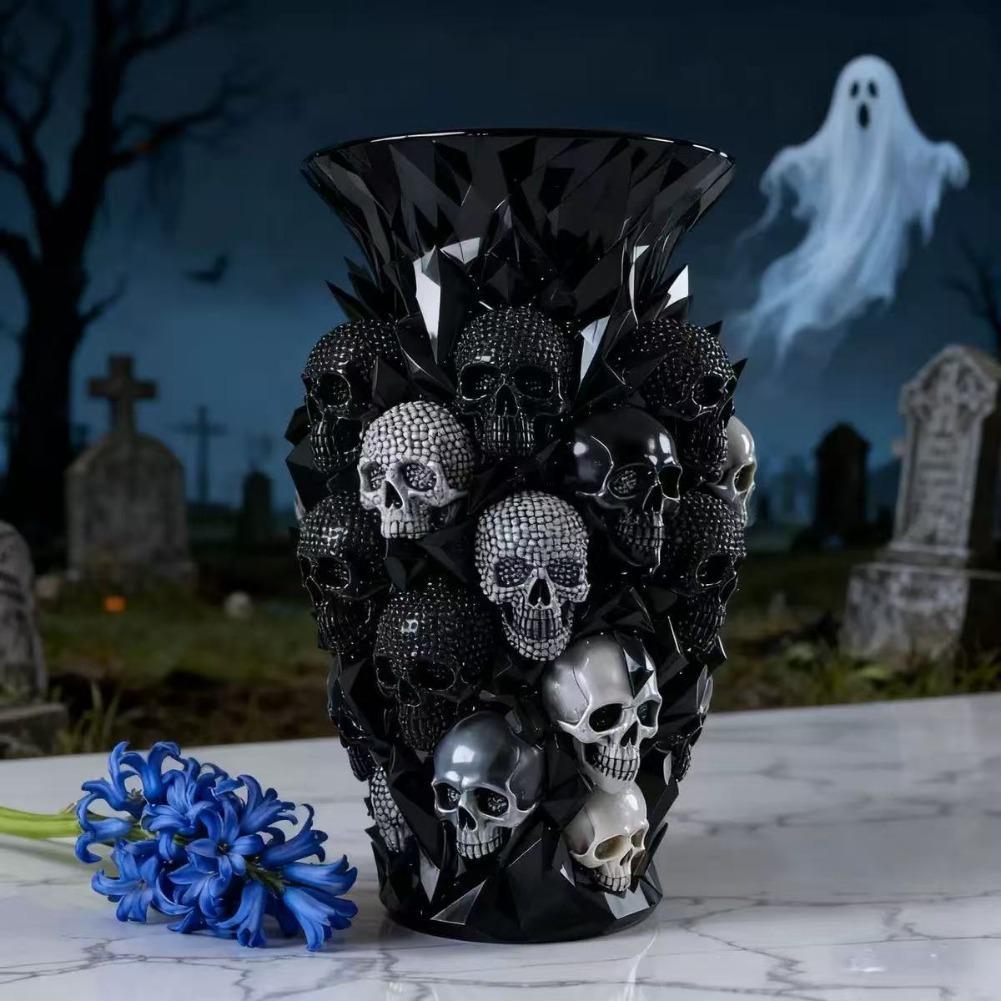 แจกันเรซินลายหัวกะโหลกสไตล์โกธ - Florist Supply Vases บทวิจารณ์และราคา