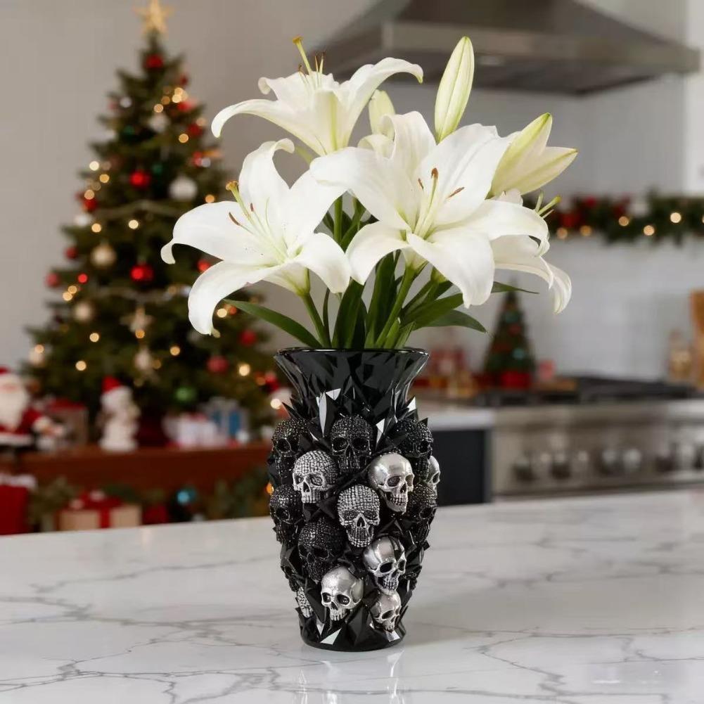 แจกันเรซินลายหัวกะโหลกสไตล์โกธ - Florist Supply Vases บทวิจารณ์และราคา