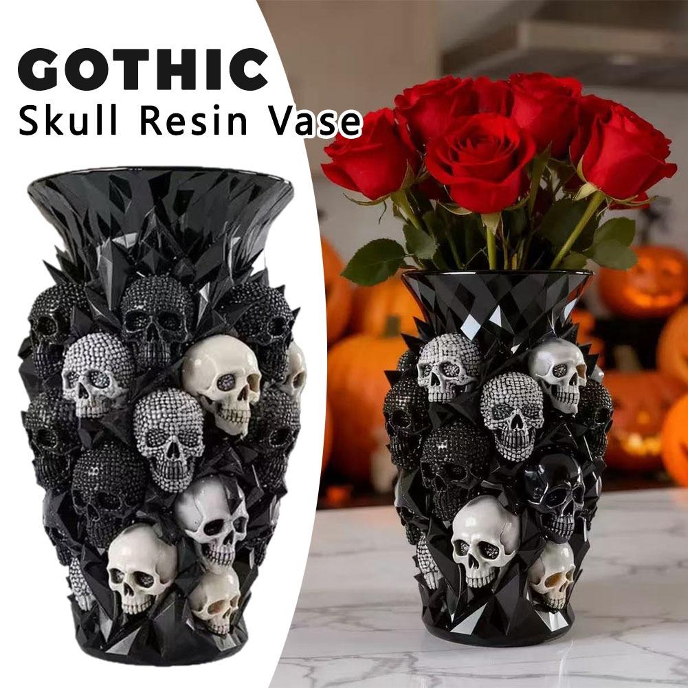 แจกันเรซินลายหัวกะโหลกสไตล์โกธ - Florist Supply Vases บทวิจารณ์และราคา