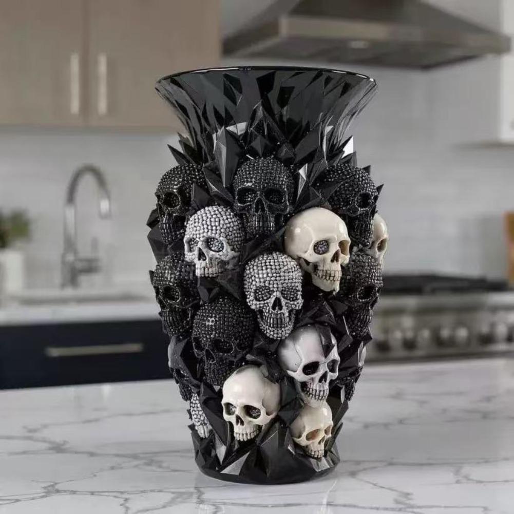 แจกันเรซินลายหัวกะโหลกสไตล์โกธ - Florist Supply Vases บทวิจารณ์และราคา