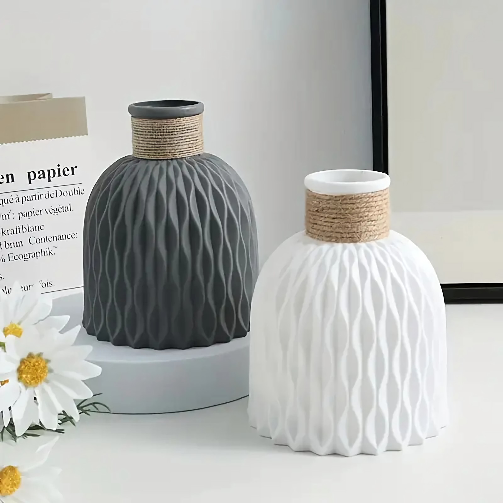 DIY ระลอกน้ําแจกันแม่พิมพ์ซิลิ - Florist Supply Vases บทวิจารณ์และราคา