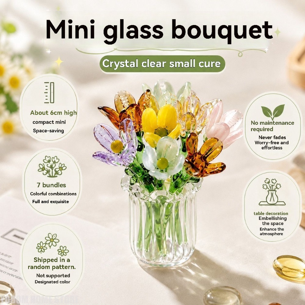 เครื่องประดับดอกไม้แก้วสีทำมือ - Florist Supply Vases บทวิจารณ์และราคา
